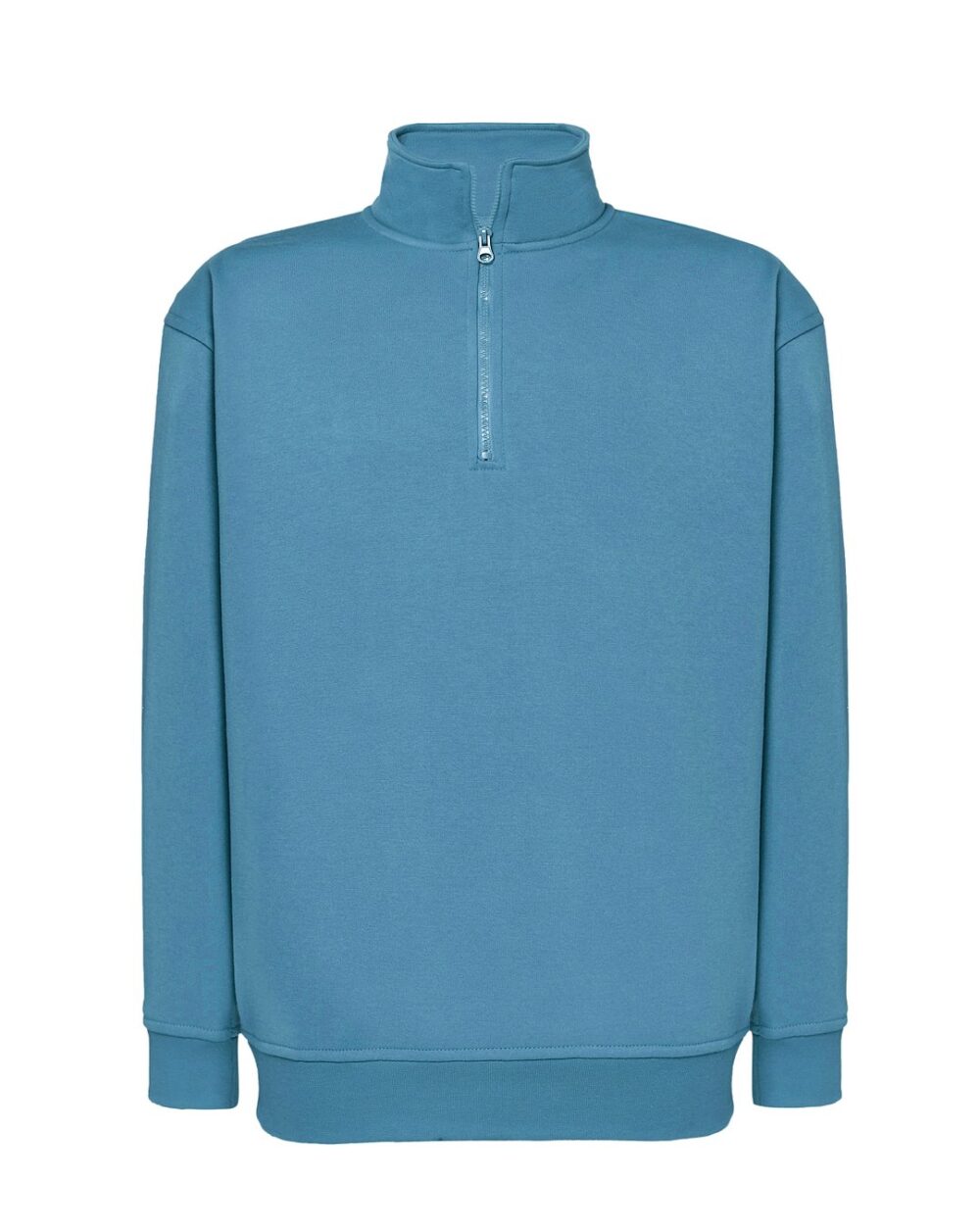 Bluzy Dresowe JHK SWRA ZIP HALF ZIP — Niebieski Petrol