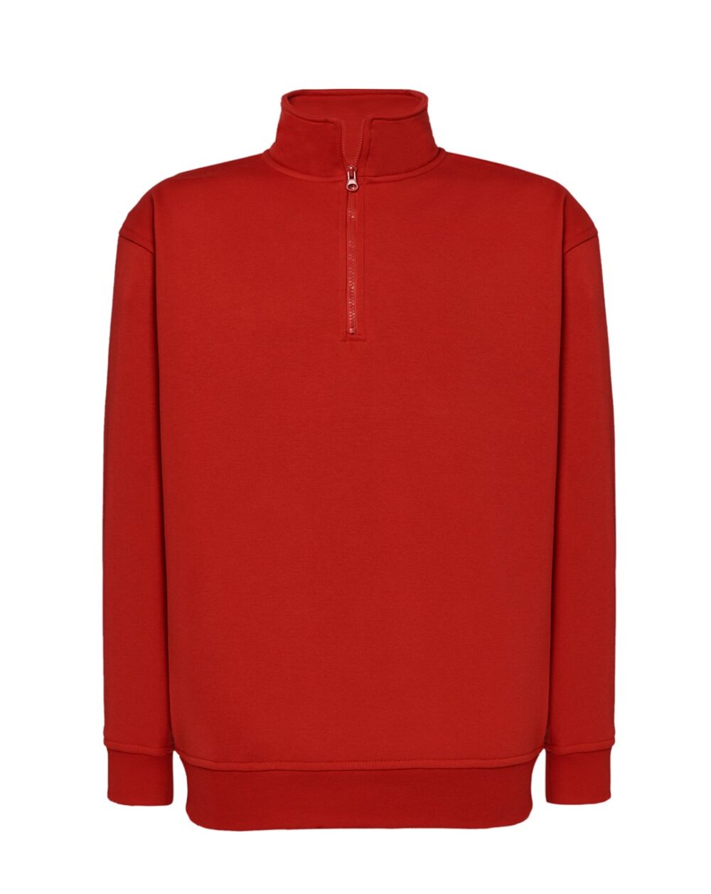 Bluzy Dresowe JHK SWRA ZIP HALF ZIP — Czerwony