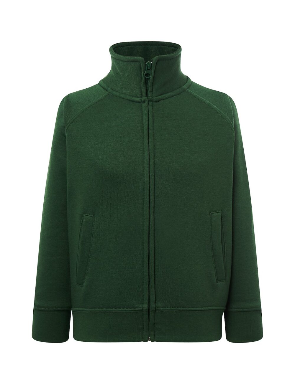 Bluzy Dresowe JHK KID FULL ZIP — Butelkowozielony
