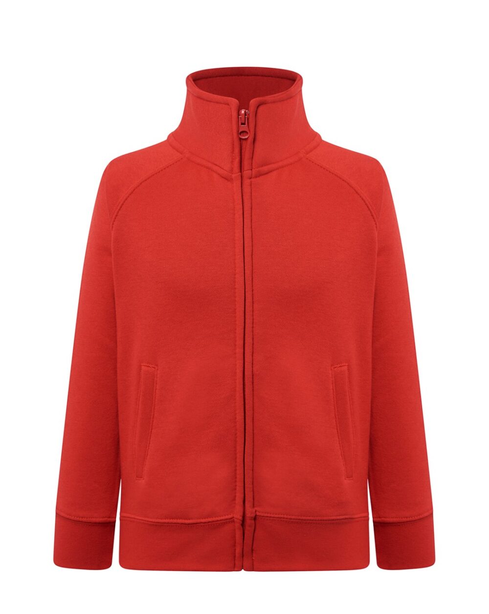 Bluzy Dresowe JHK KID FULL ZIP — Czerwony