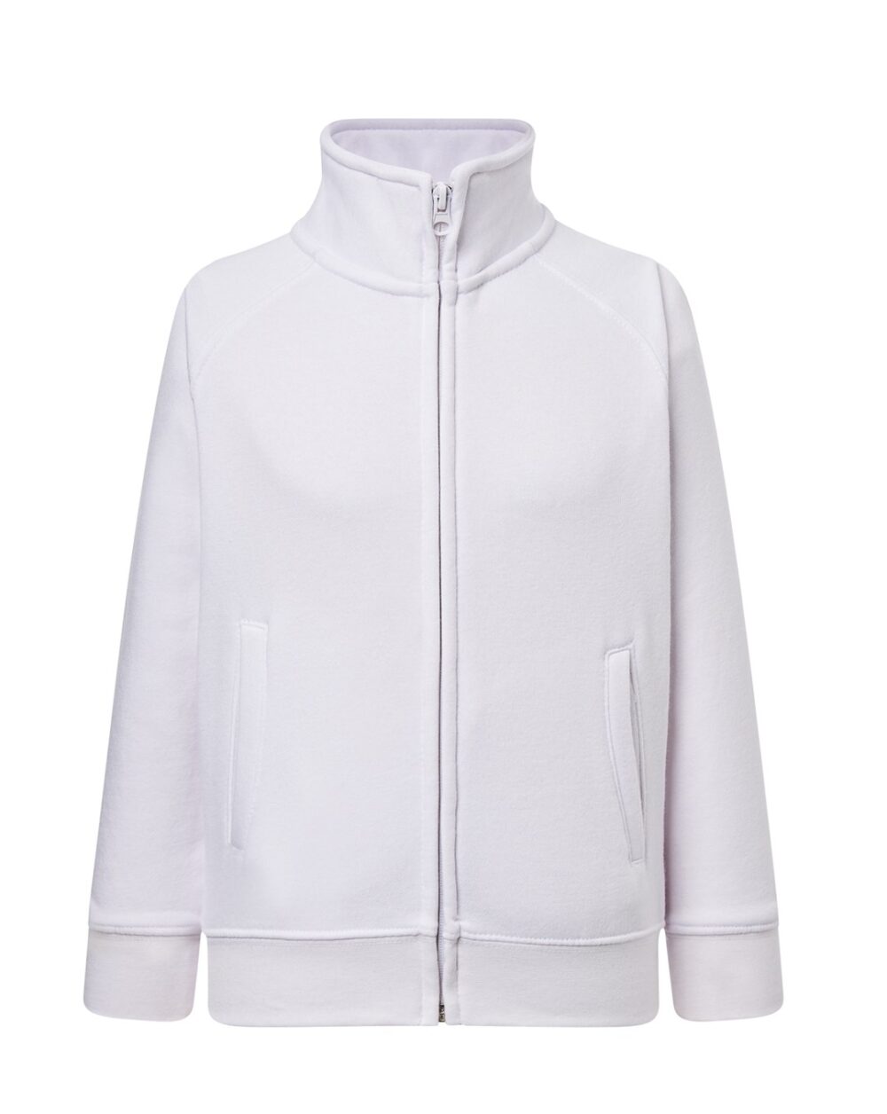 Bluzy Dresowe JHK KID FULL ZIP — Biały
