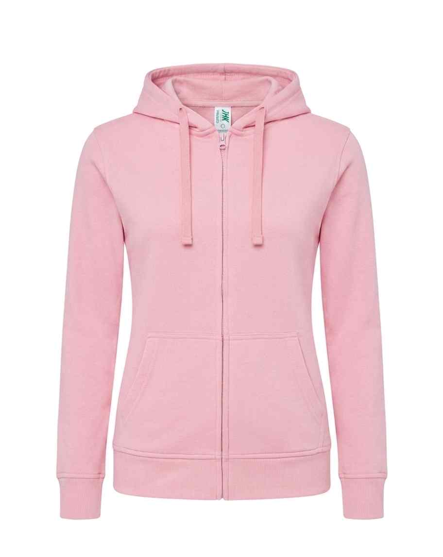 Bluzy Dresowe JHK SWULHOOD 240 — Różowy