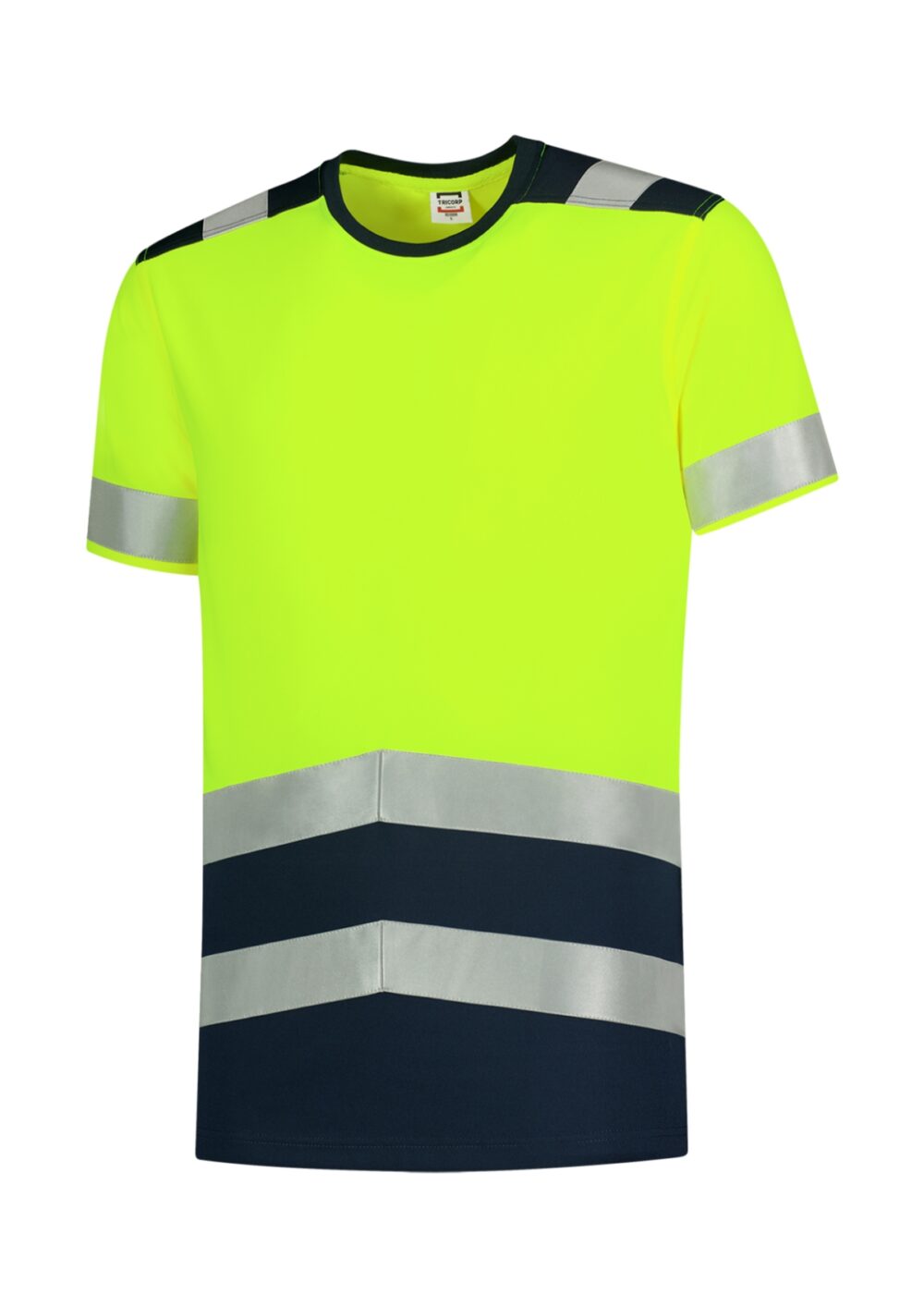 Koszulka unisex TRICORP T-Shirt High Vis Bicolor — Fluorescencyjny żółty
