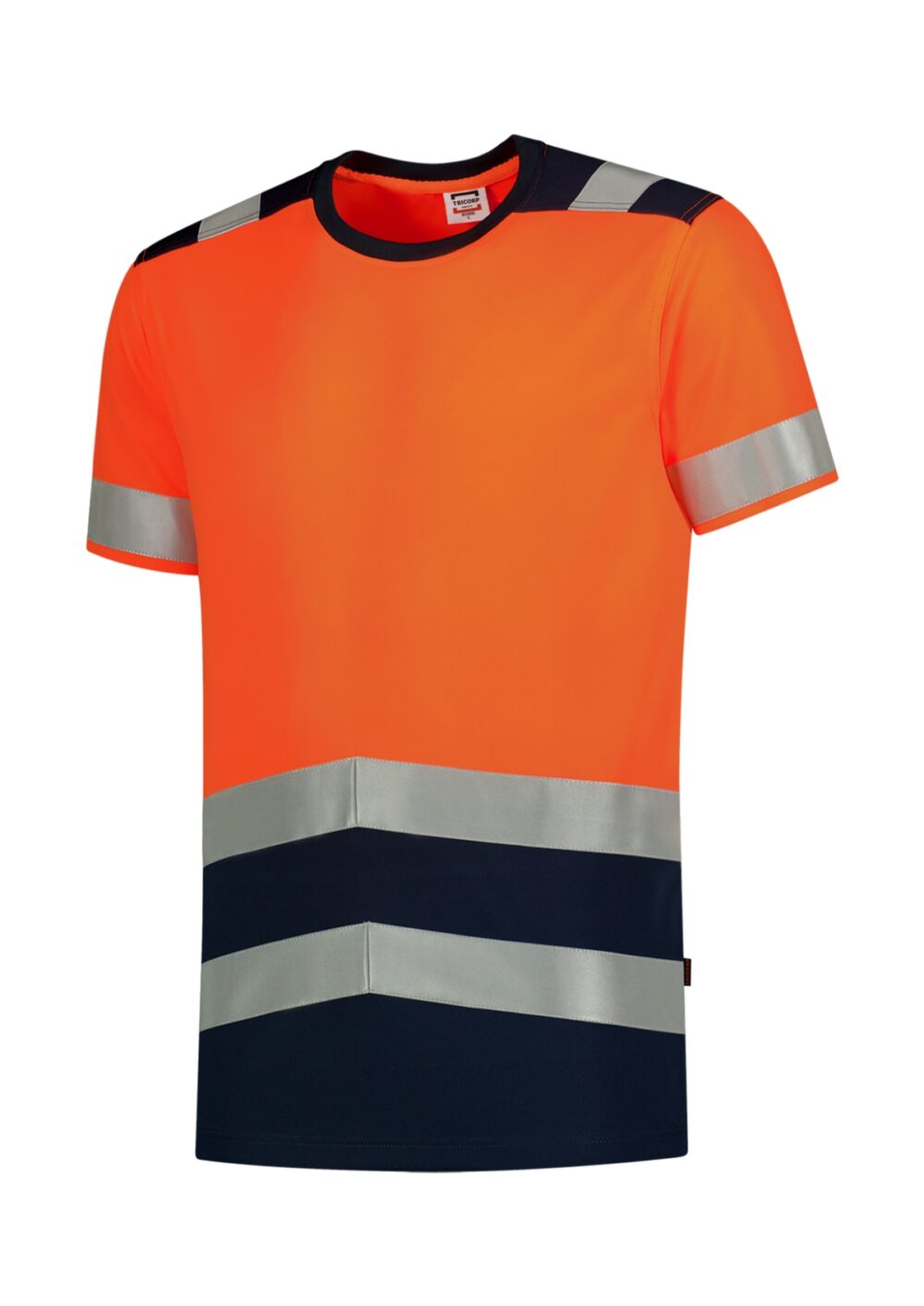 Koszulka unisex TRICORP T-Shirt High Vis Bicolor — Fluorescencyjny pomarańczowy