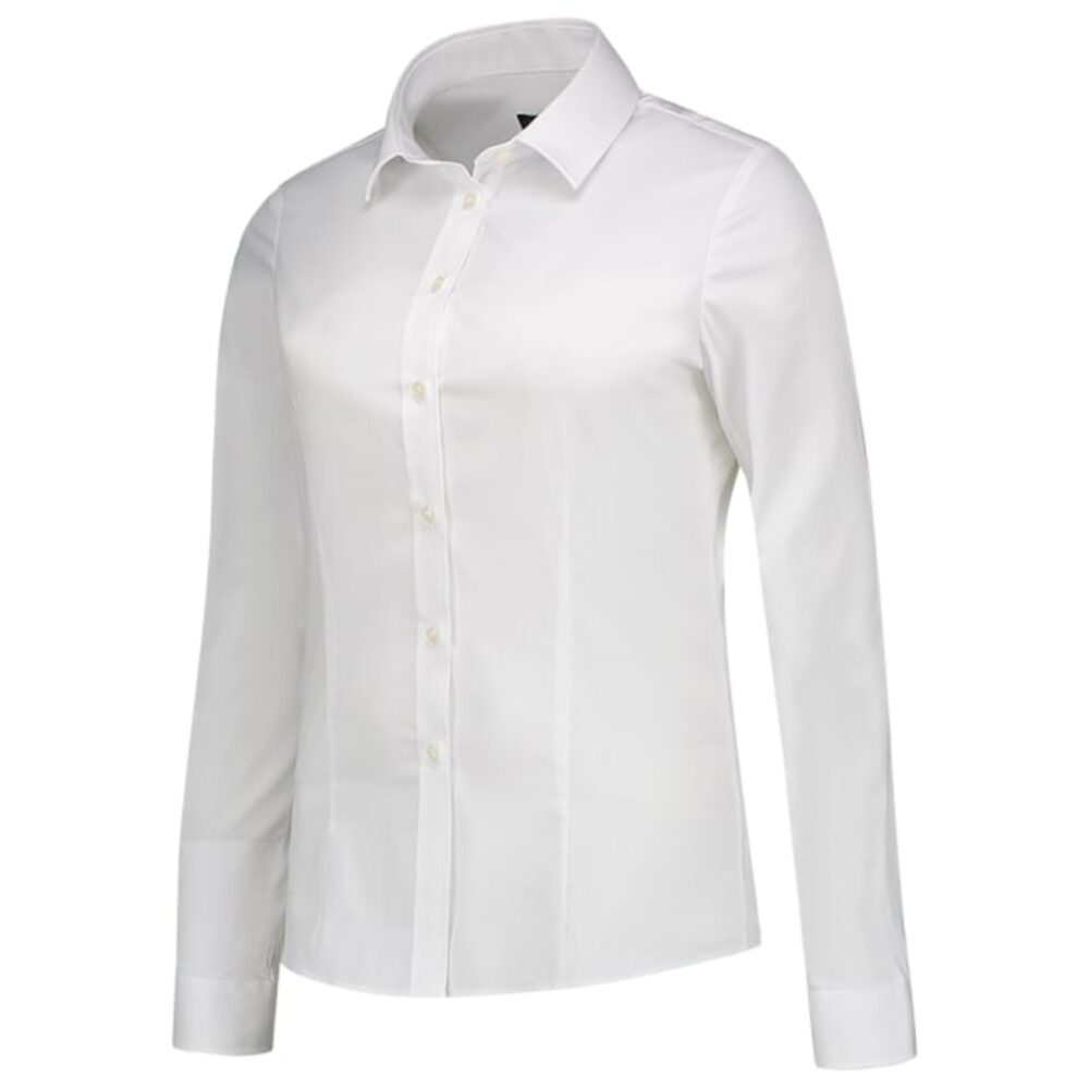 Koszula damska TRICORP Fitted Stretch Blouse — Biały