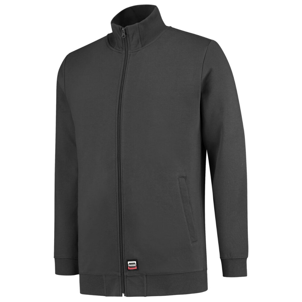 Bluza unisex TRICORP Sweat Jacket Washable 60 °C — Ciemnoszary