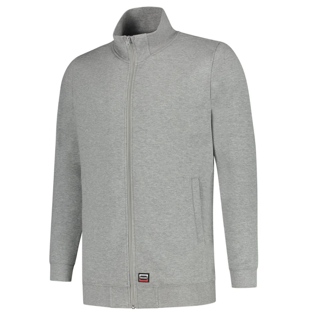 Bluza unisex TRICORP Sweat Jacket Washable 60 °C — Grey melange