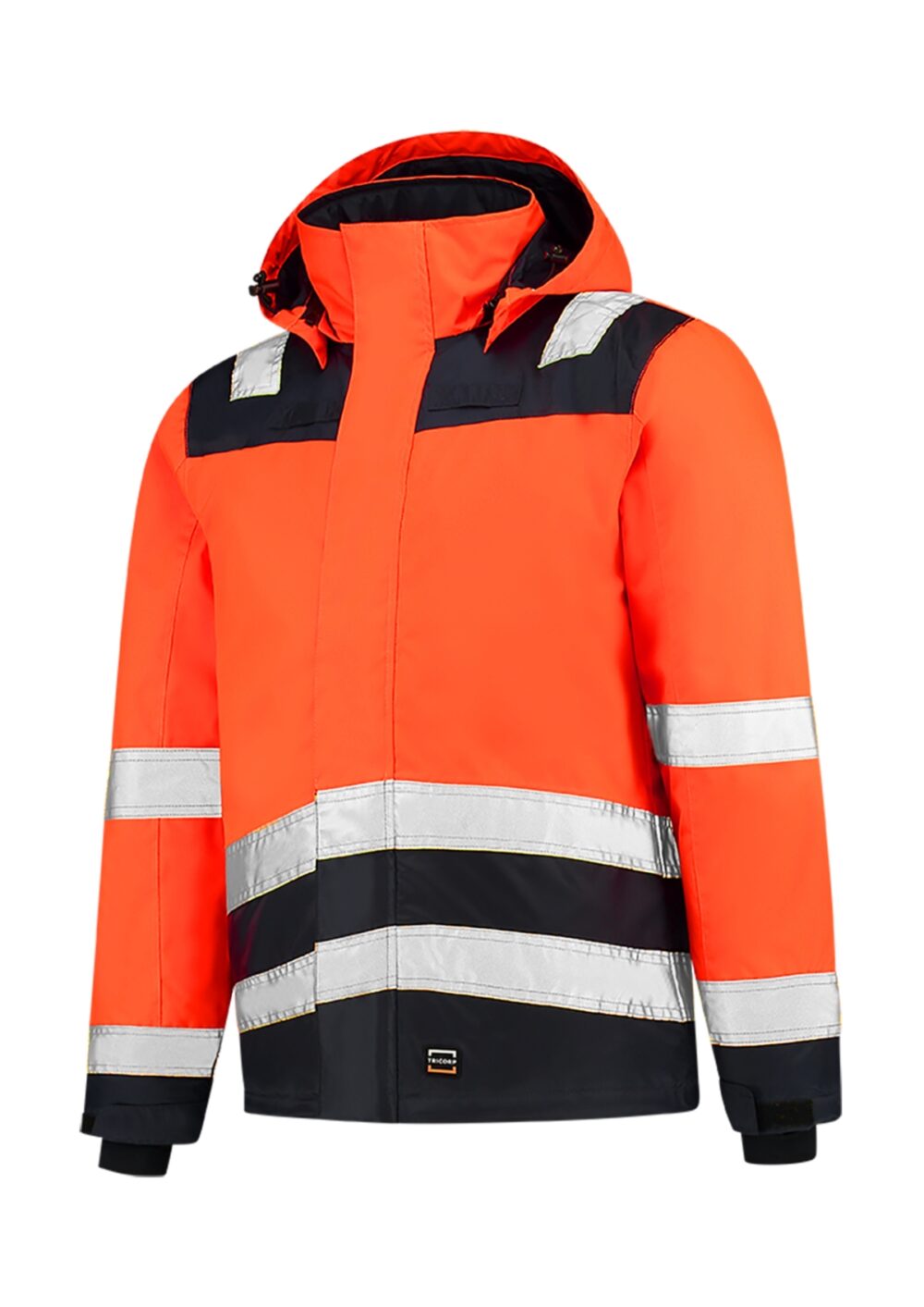 Kurtka robocze unisex TRICORP Midi Parka High Vis Bicolor — Fluorescencyjny pomarańczowy