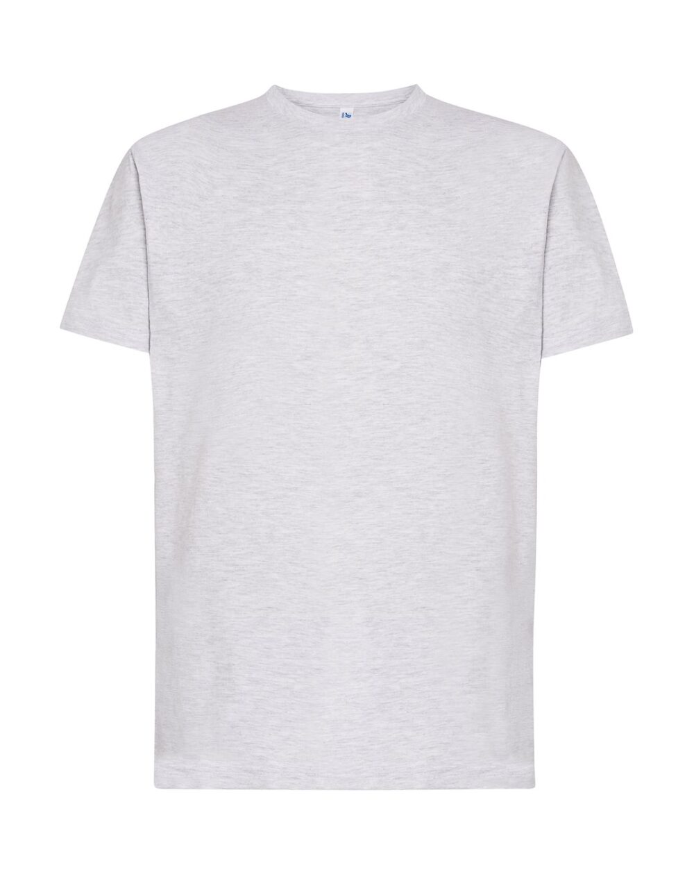 T-shirt JHK TSR 160 REGULAR COMBED — Popielaty Melanż