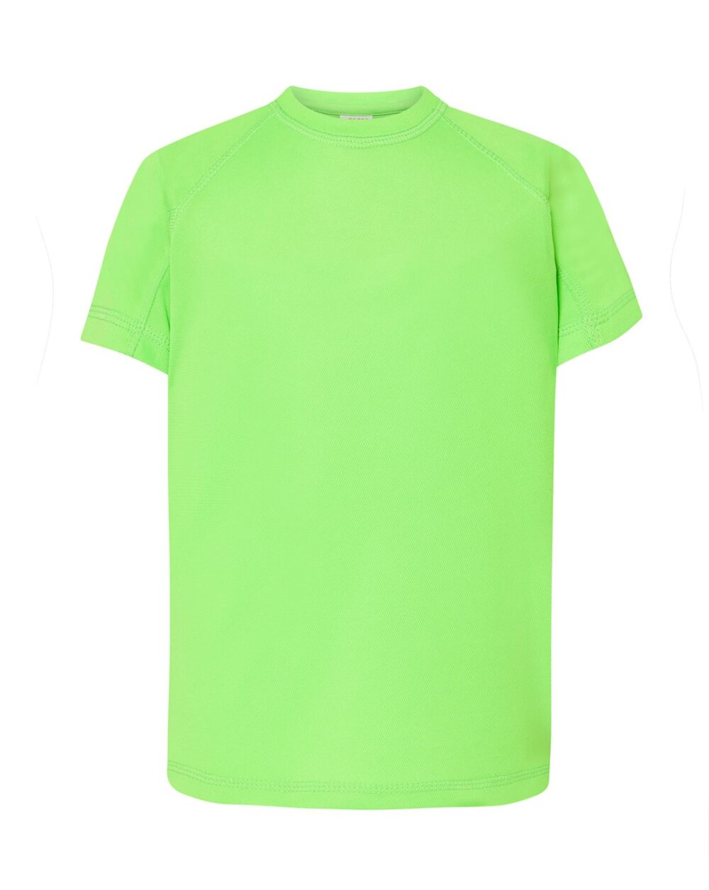 T-shirt JHK T-SHIRT SPORTOWY KID — Limonkowy Fluo