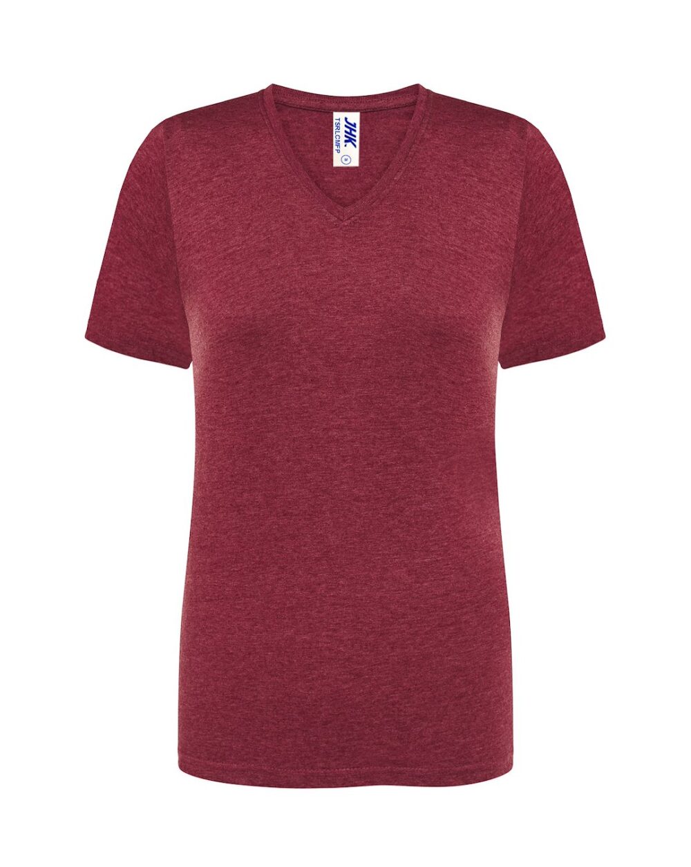 T-shirt JHK TSRL CMFP — Bordowy Melanż