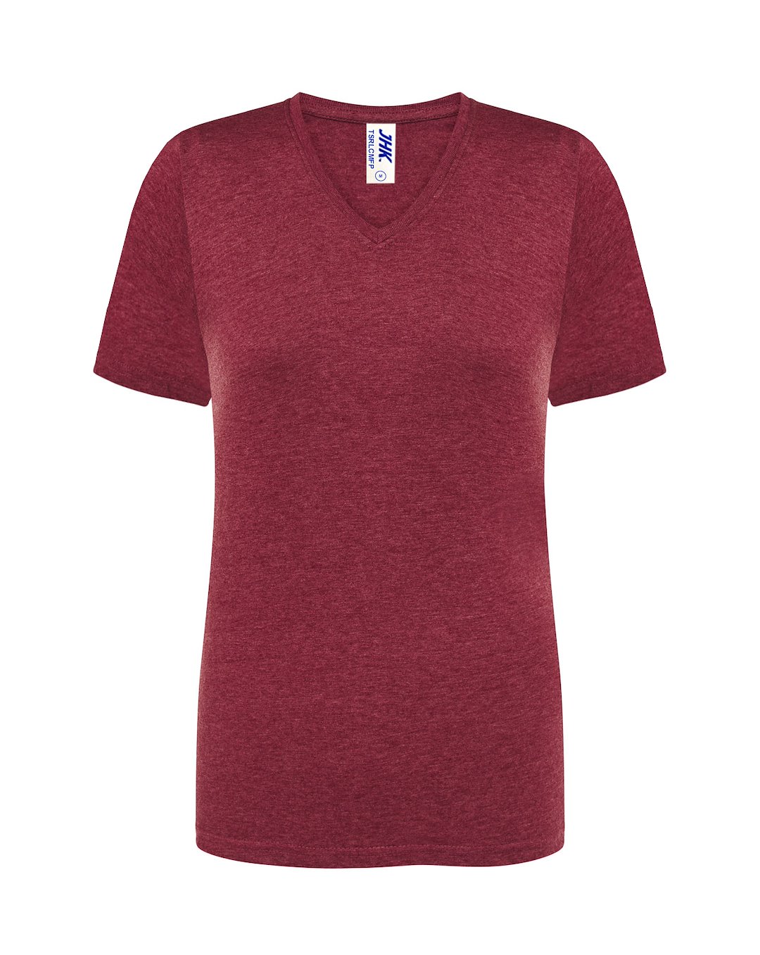 T-shirt JHK TSRL CMFP — Bordowy Melanż