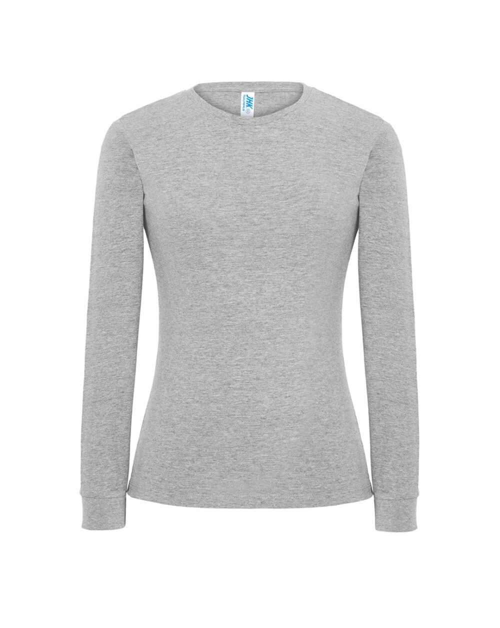 T-shirt JHK LADY REGULAR LS PREMIUM — Szary Melanż