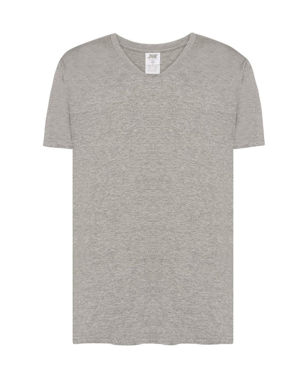 T-shirt JHK TSUA PICO URBAN V-NECK — Szary Melanż
