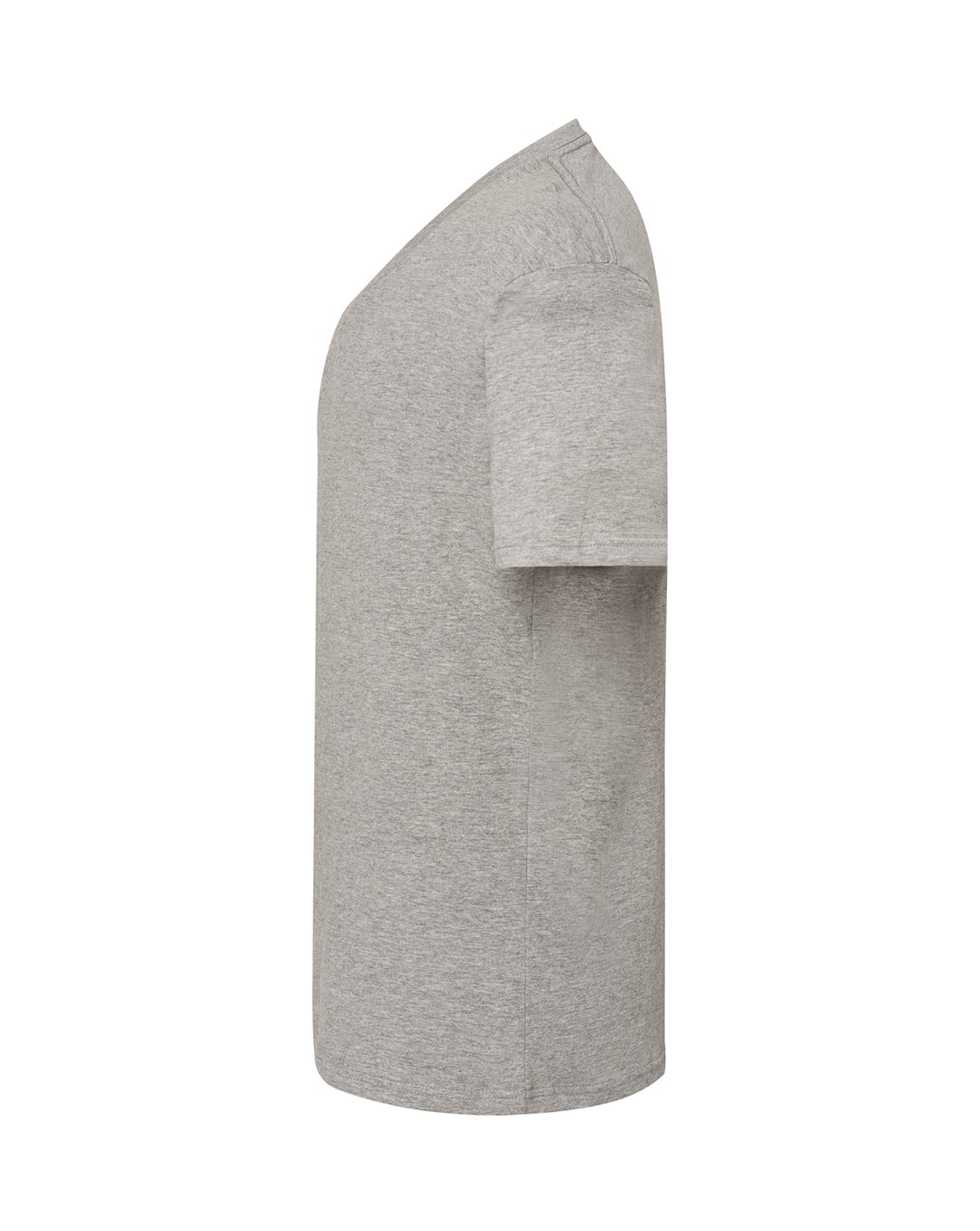 T-shirt JHK TSUA PICO URBAN V-NECK — Szary Melanż - obrazek 3