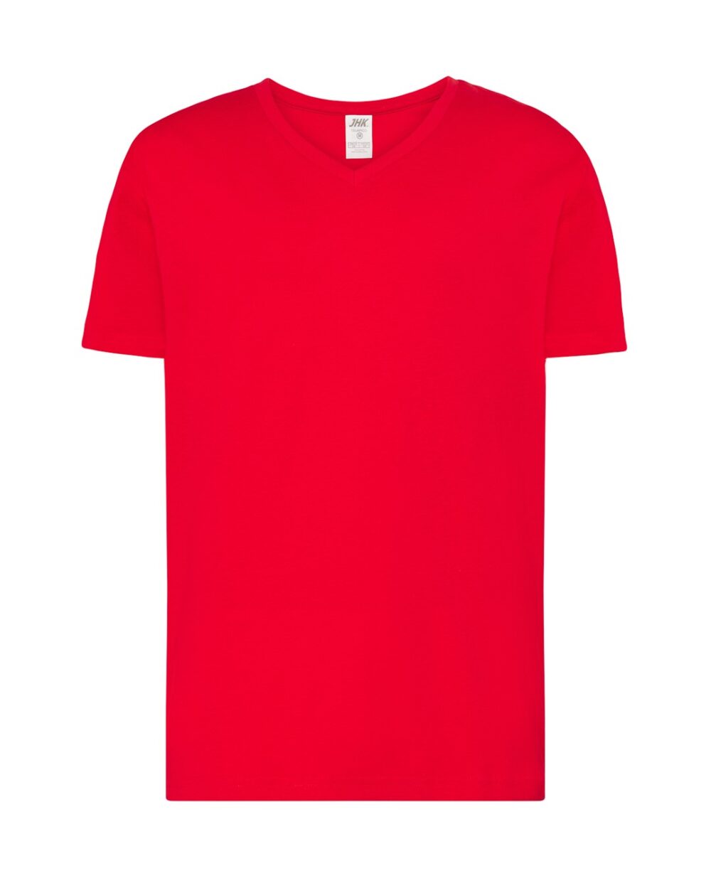 T-shirt JHK TSUA PICO URBAN V-NECK — Czerwony