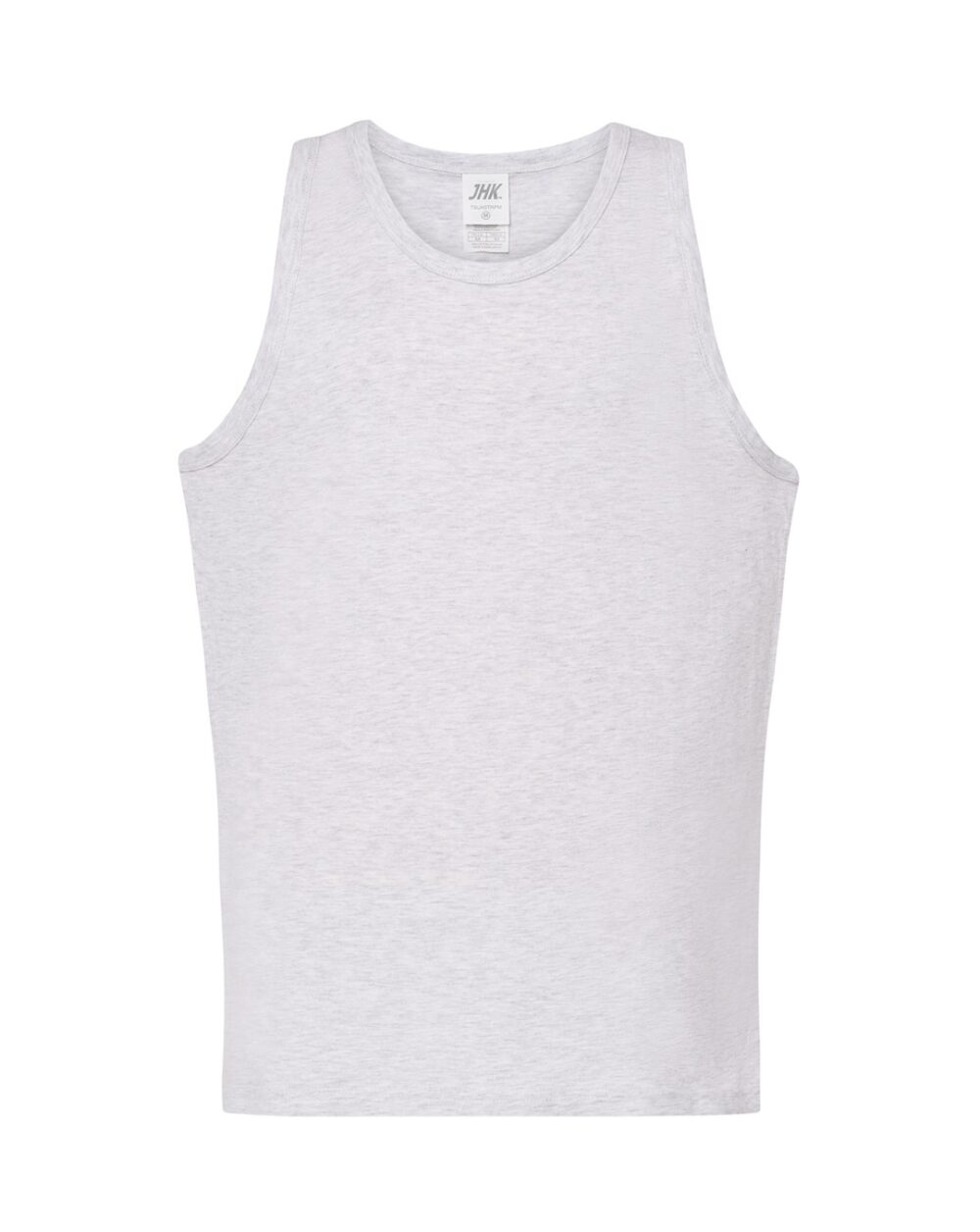 T-shirt JHK TSUA STRP URBAN STRAP — Popielaty Melanż