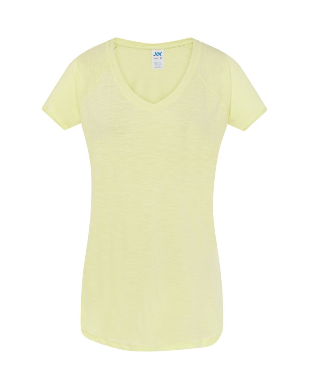 T-shirt JHK TSULSLB URBAN SLUB LADY — Bladożółty Neon