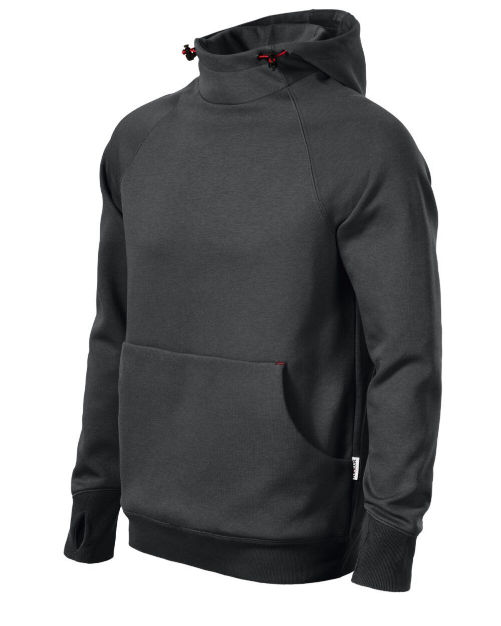 Bluza męska RIMECK Vertex Hoodie — Ebony gray