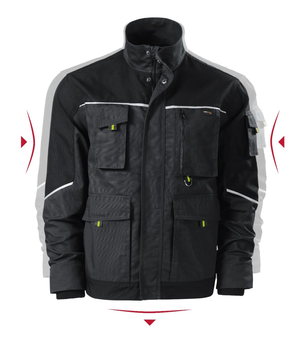 Kurtka robocze męska RIMECK Ranger — Ebony gray