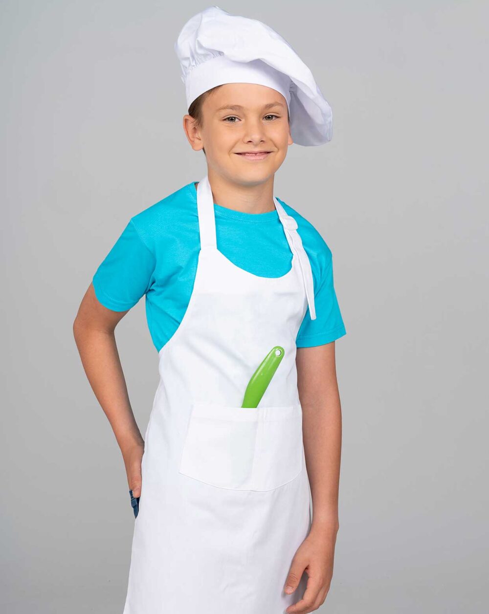 Fartuszki zapaski WKPARIS KIDS WH — Biały